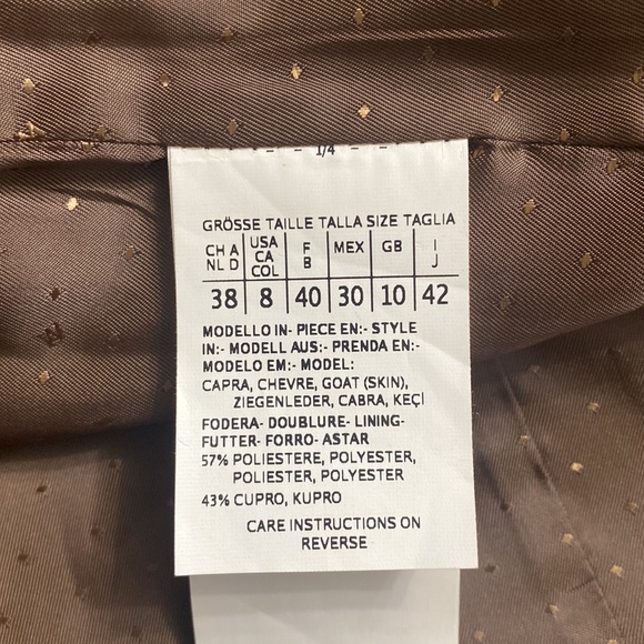 NEW WEEKEND MAXMARA Taverna Long Leather Jacket - Picture 15 of 15